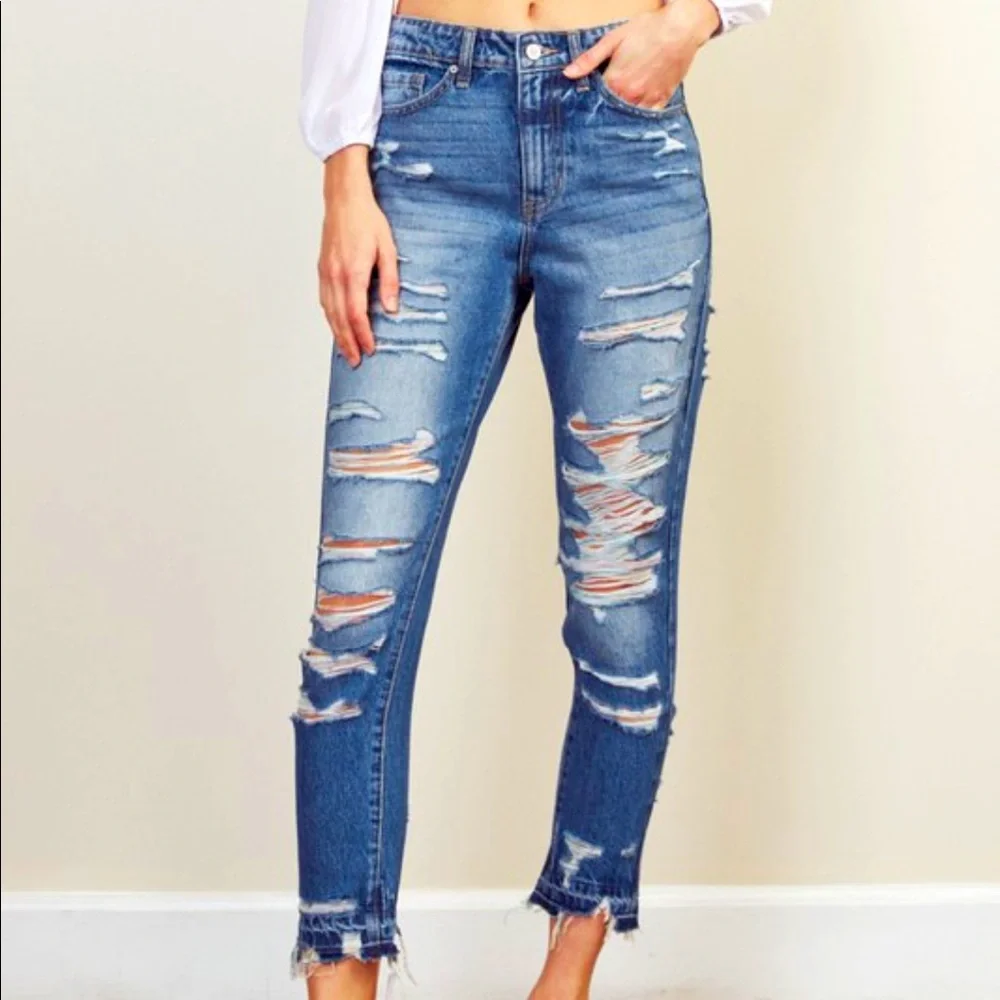 KanCan Ultra High Rise Ankle Skinny Jeans 'Cheyenne"  SZ 31 NWT - Picture 2 of 16